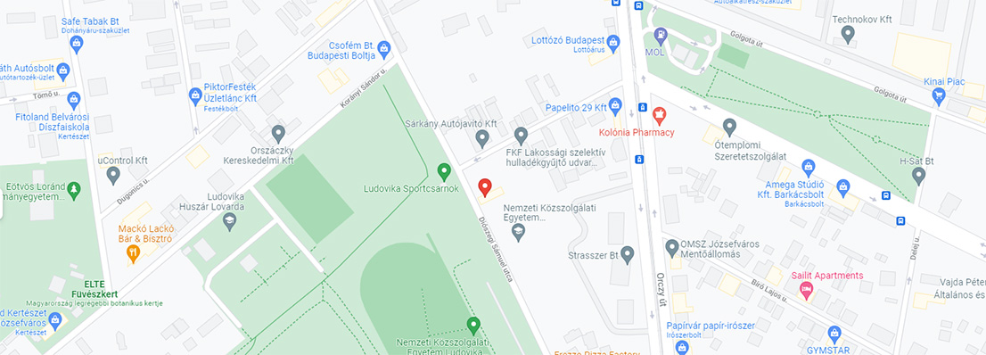 terkep 1089 Budapest, Diószegi Sámuel utca 34. fszt. 2.